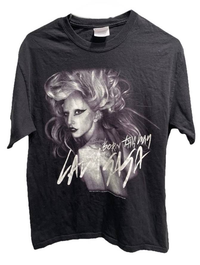 2011 Lady Gaga Born This Way Monster Tour Band Tee Shirt Size Medium Album Music