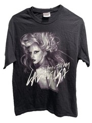 2011 Lady Gaga Born This Way Monster Tour Band Tee Shirt Size Medium Album Music
