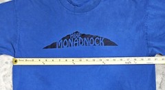 Bayside Heavyweight Cotton T-Shirt Made In USA Size Large Royal Blue