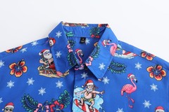 Christmas Shirts for Men Short Sleeve Funny Christmas Shirts for Men Santa Claus