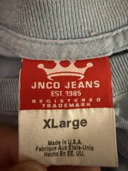 Vintage Jnco, Dead Stock Baby Blue Crown, Minor color variation from wear