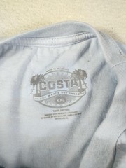 Costa Del Mar Shirt Mens 2XL Blue American Flag C Logo Graphic USA Tee Patriotic