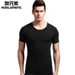 Men’s Short Sleeve Top Tee Modal T-Shirt Round Neck Classic Jerseys Clothing