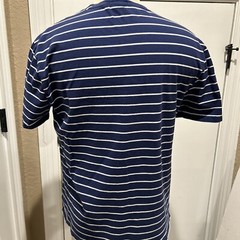 Mens XLTG Polo Ralph Lauren Plain Striped T/Tee Shirt Crewneck Short Sleeve