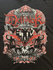 Metalocalypse Dethklok 2009 Tour short sleeve black color Shirt reprint MD1826