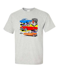 1952 1953 1954 Ford Classic Car T-shirt Single OR Double Print