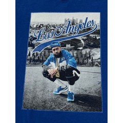 Pro Club Nipsey Hussle Los Angeles Dodgers T-Shirt Royal Blue 2XL West Coast Rap