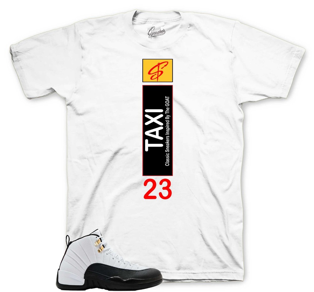 Shirt To Match Retro 12 Taxi Sneakers AJ12 Outfit – Heel Tab Sneaker Tees