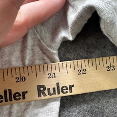 Vintage Gopher Sport Shirt Mens L Gray Crewneck T-Shirt Contrasting Trim Summer