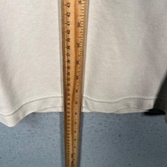 Uniqlo U Beige Airism Mens Size Medium Oversized T-Shirt Cotton Blend