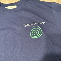 Museum of Peace & Quiet SPIRITUAL ZEN Short Sleeve T-Shirt MEDIUM M Navy Blue