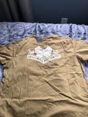 Men’s Levi’s 501 Graphic Relaxed Fit S.S. Lt. Brown Tee XXL. NWT.