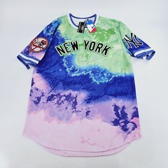 Pro Standard MLB New York Yankees Pro Team Mens XXL 2XL Multi Dip Dye Shirt NEW