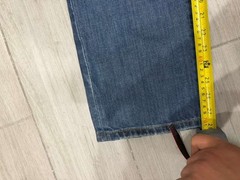 Lucky Brand Mens Straight Leg Jeans 34×30 Medium Blue Denim 35″ Actual Waist