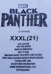 Marvel Black Panther Wakanda Forever T Shirt 1st Movie XXXL (21) Hybrid Apparel
