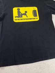 Vintage Changes “So We Both Can Watch Tv” Sex Logo Humor T-Shirt Size L