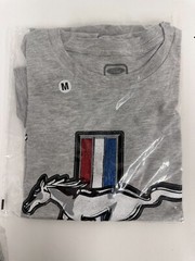 FORD MUSTANG T SHIRT OFFICIAL ITEM GRAY