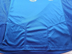 Kona Classic Athletic V-neck Jersey Graphic Print Mesh insets Long Sleeve Small