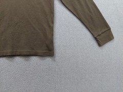Old Navy Men Shirt XXL Khaki Crew Neck Long Sleeve Pullover Casual Thermal Tee