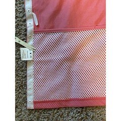 HORSSLE Shoulder Surgery Snap Side Mesh T-Shirt Coral Pink Short Sleeve XL