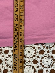 Vtg Retro Fruit Of The Loom Blank Pink T-Shirt Single Stitch USA L Cotton As Is