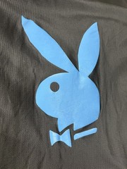 🔥 Vintage Playboy x Don Alleson Athletic Jersey 3XL KARUPT 44 Black Blue Shirt