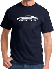 1969 Chevy Camaro RS/SS Hardtop Outline Design Tshirt NEW COLORS