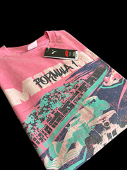 Puma Formula 1 Miami Men’s Sz XL Motorsport Pink Graphic T-Shirt New $45