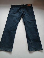 Levi’s Jeans Men 42×32 Blue Denim Stretch Dark Wash Straight Leg 5Pocket SZ N112