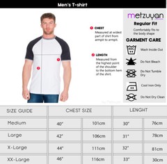 Mens T-shirt 100% Cotton Short Sleeved Crew Neck Baseball Top Striped Raglan