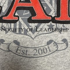 Sigma Alpha Pi National Society Of Leadership & Success Gray Shirt Men’s Sz 2XL