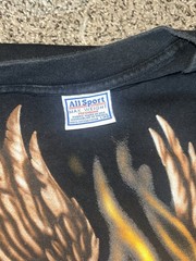 All Sport Max Weight Men’s Black Jamestown Cycle Works Eagle Tee L