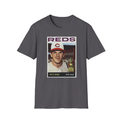 Pete Rose Rookie All Star Vintage T-Shirt, 1964 Baseball Card #125 – Unisex Gift