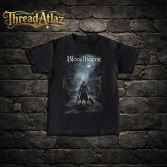 Bloodborne Tee – Retro Heavyweight Cotton Video Game Shirt