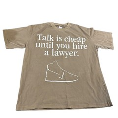 Sneaker and Street Wear Legal Tee Medium Oversized