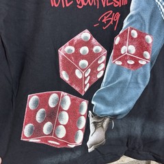 2005 Biggie Smalls Brooklyn Mint Dice Rolling T Shirt XL Repsect Lyrics Vintage