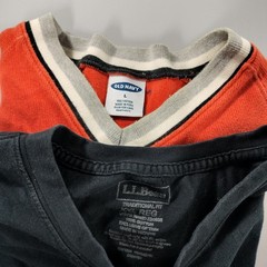 Lot of 10 Pull Over Long Sleeve T-shirts Mens Size M/L/XL/2XL