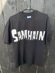 Samhain RARE VTG 2001 T Shirt Blue Grape Merch Large Glenn Danzig Evilive Music