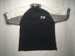 Tommy Hilfiger Jeans Mesh Jersey, Blue White Number 73 Size Large S