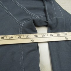 Bulwark Shirt Mens Large Gray Henley FR Fire Resistant IQ Westex Pocket Cat 2 A4