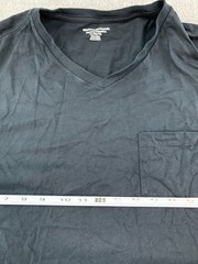 Amazon Essentials Pocket T-shirt Men XL Black Cotton Stretch Comfy Casual