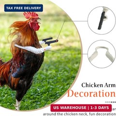 3PCS 3D Printed Chicken Arm to Put on Chickens, 16PCS Funny Chicken Hands Neck T