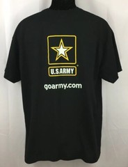 Can You Make The Cut US Army Military Mens Graphic Tshirt XL Black