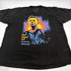 Halloween John Carpenter T-shirt Men 2XL Black Graphic Print 100% Cotton.#46415