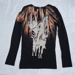L.G.B. T-Shirt Size 1 Long Sleeve No Great Heart Ray LSC Slub Cotton