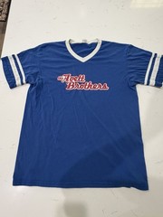 Augusta Sportswear The Avett Brothers Blue White V-Neck Men’s M T-Shirt