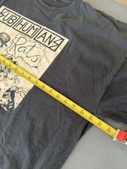 VTG Subhumans Punk Rock Band Concert Promo Faded Worn Black T-Shirt Size XXXL