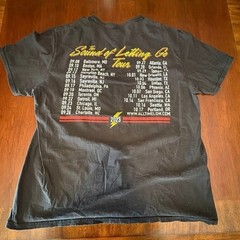 All Time Low 2023 Sound Of Letting Go Tour T Shirt Graphic Band Tee Black XL