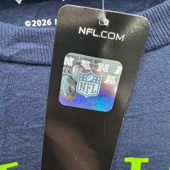 NFL Team Apparel Seattle Seahawks T-Shirt Mens XL Navy Short Sleeve Athletic