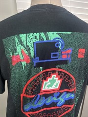 CAV EMPT DESIGN LIGHTER T-SHIRT BLACK Men’s Large Cotton s/s 19 Made In Japan